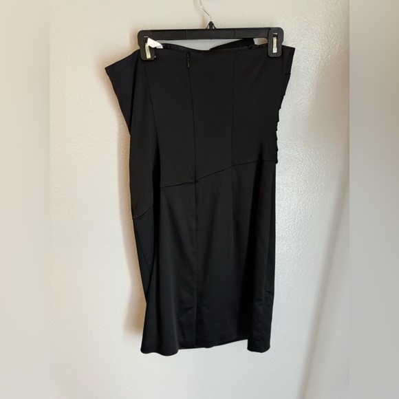 White House Black Market Black Strapless Dress Size 8 - Picture 4 of 8